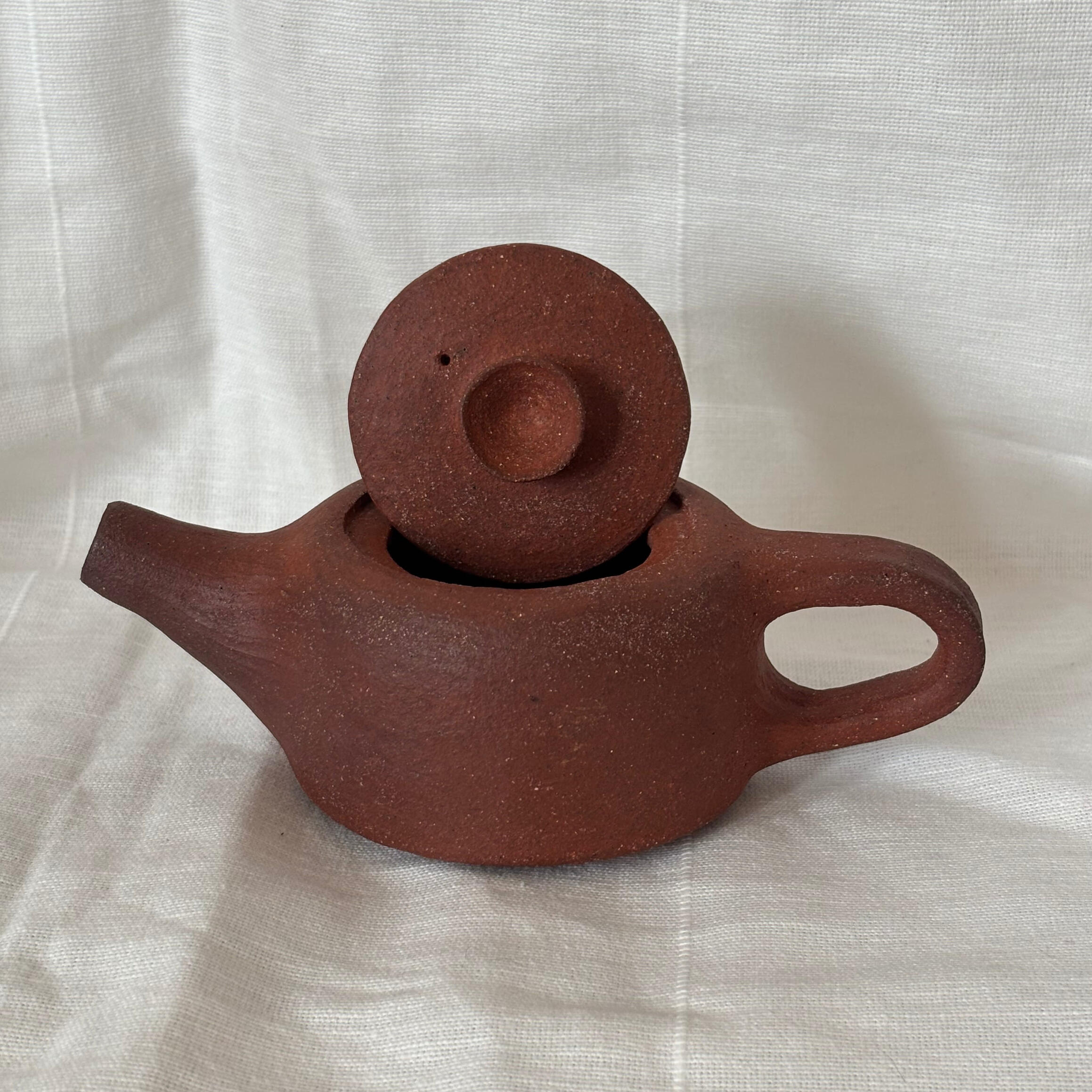 teapot | red stoneware | july 2025