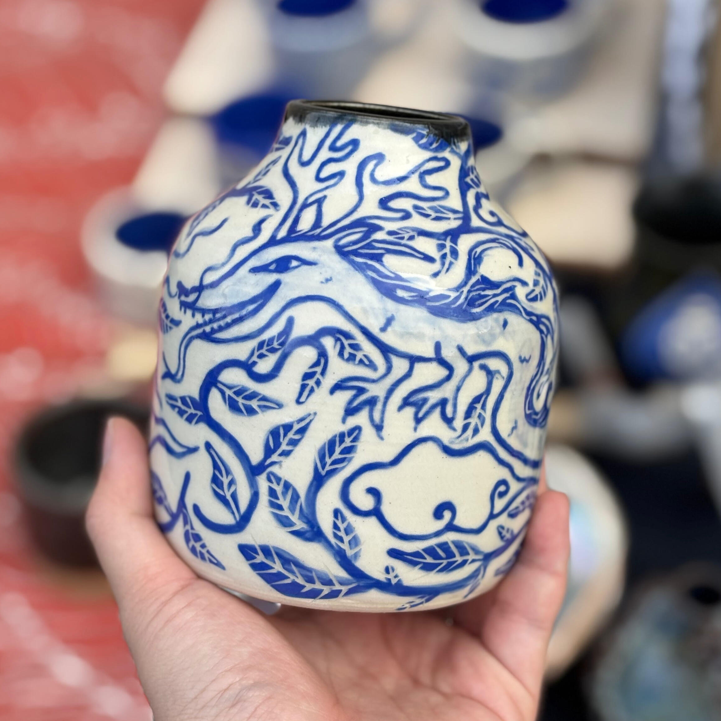 dragon vase | b-mix stoneware | dec 2025
